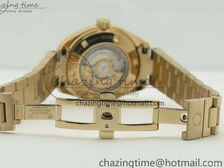 0520 Timeless Aqua Terra Ladies 35mm RG V6F Best Edition White MOP Dial On RG Bracelet A 8102